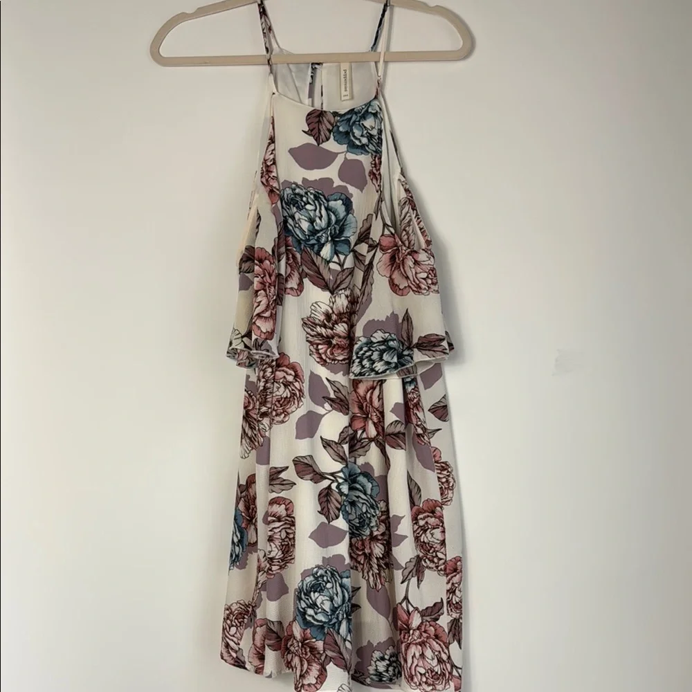 Peppermint Pink Halter‎ Sundress Backless Size Medium